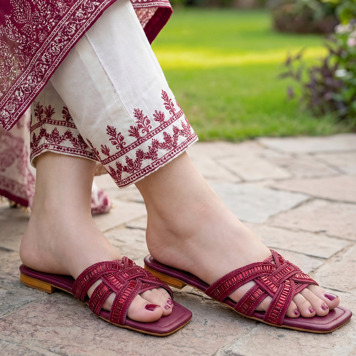 Red Fancy Flat - SF025