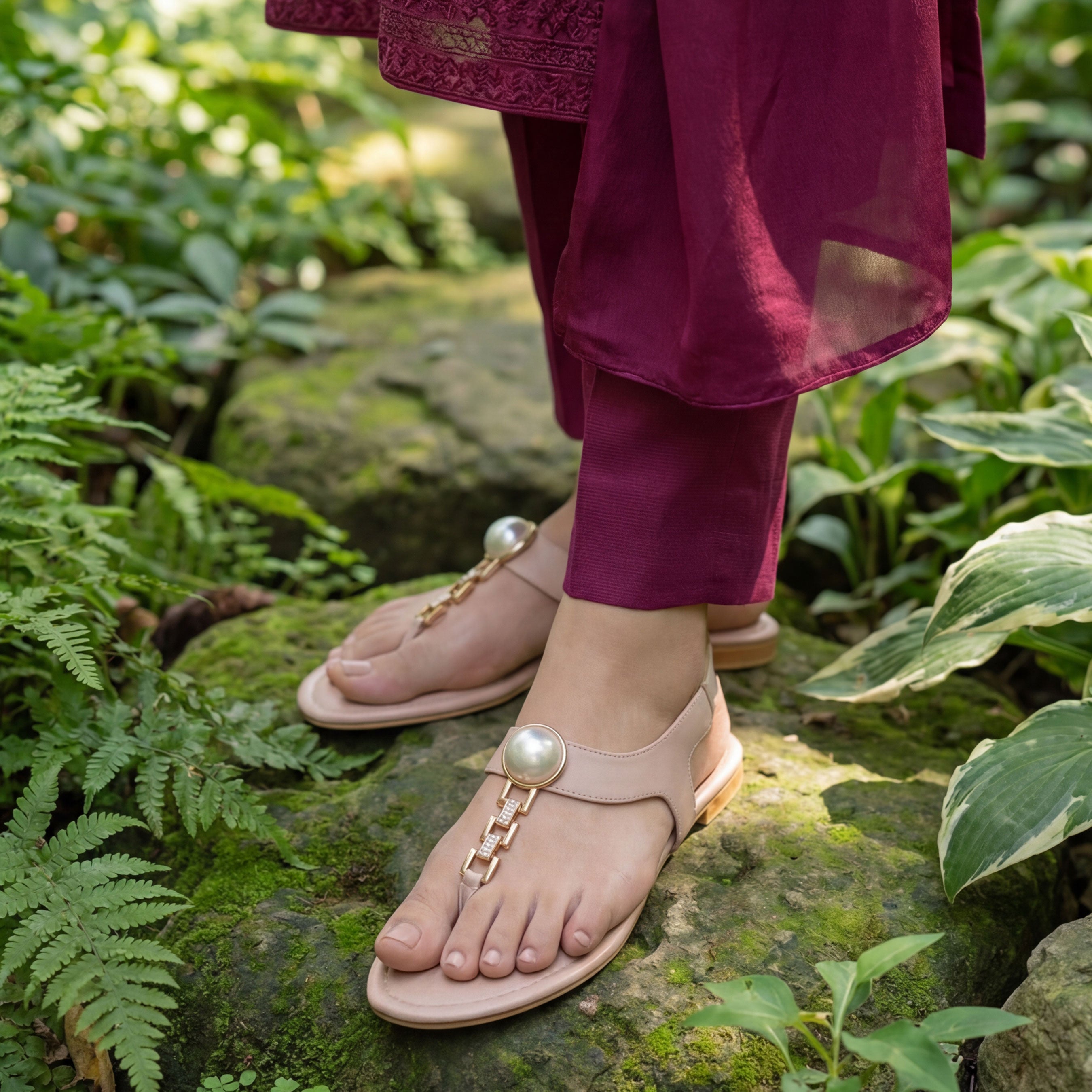 Pink Formal Flat - SF019