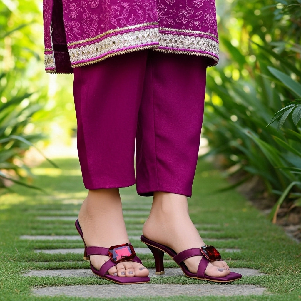 Green Formal Heel - SH018