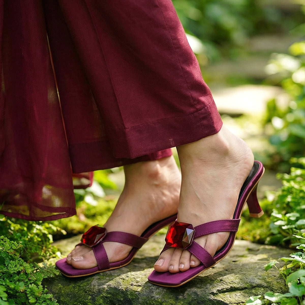 Green Formal Heel - SH018