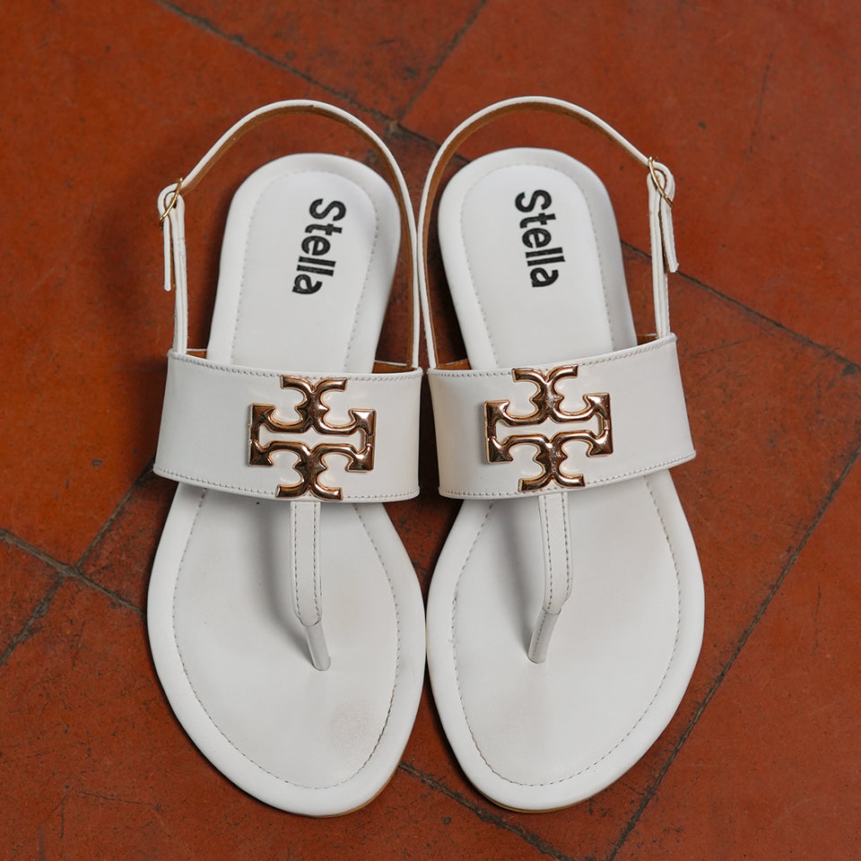 White Formal Flat - SF013