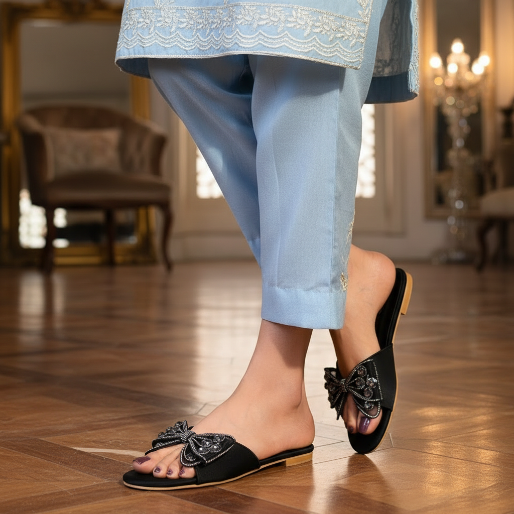 Black Formal Flat - SF014