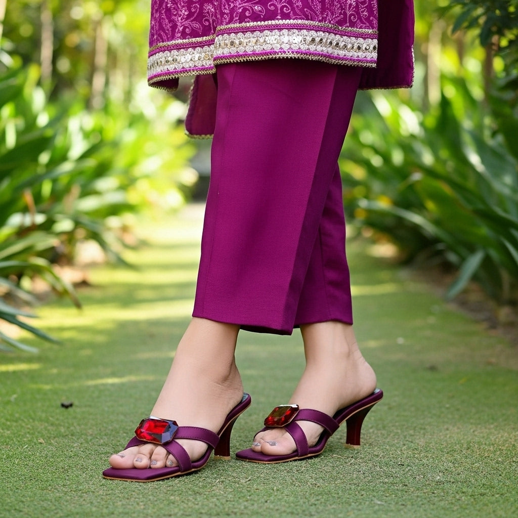 Green Formal Heel - SH018