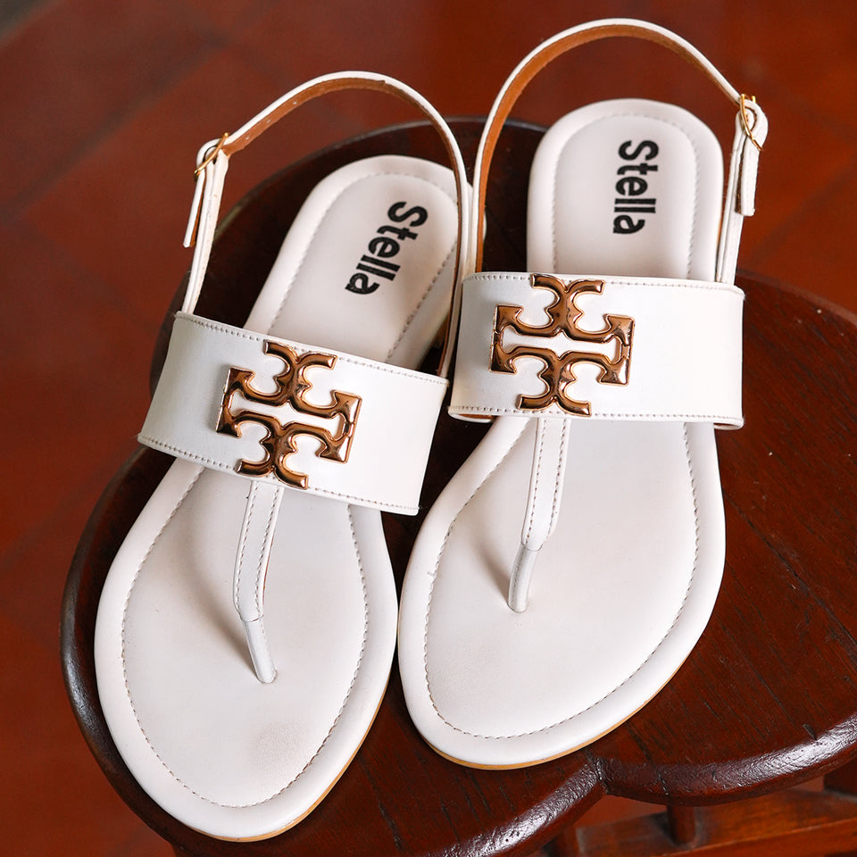 White Formal Flat - SF013