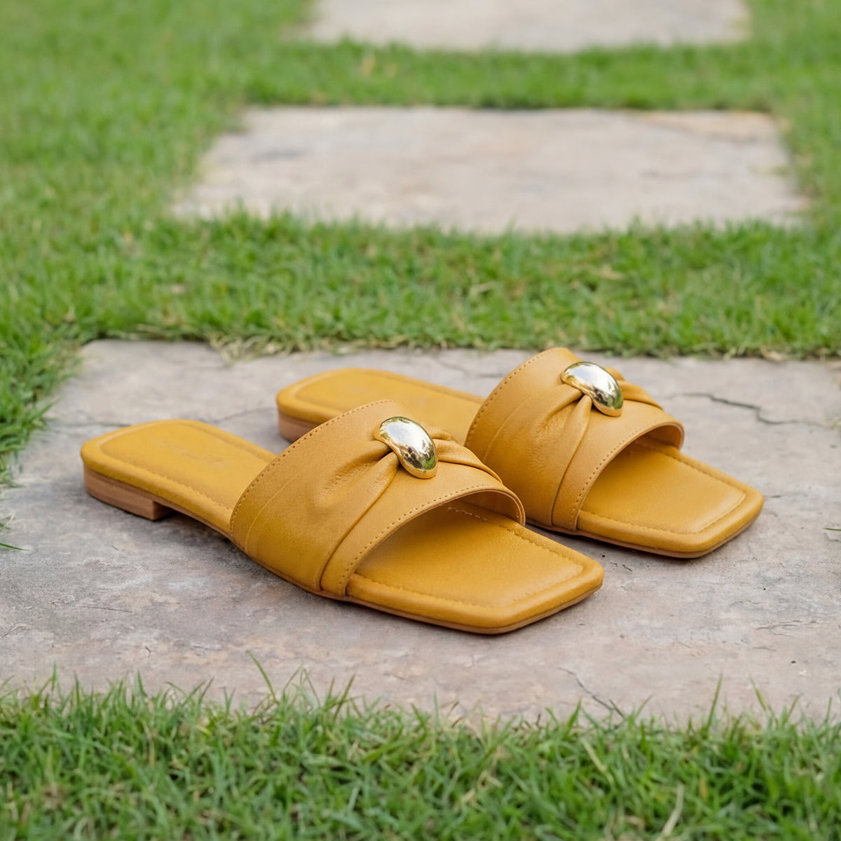 Mustard Formal Flat - SF029