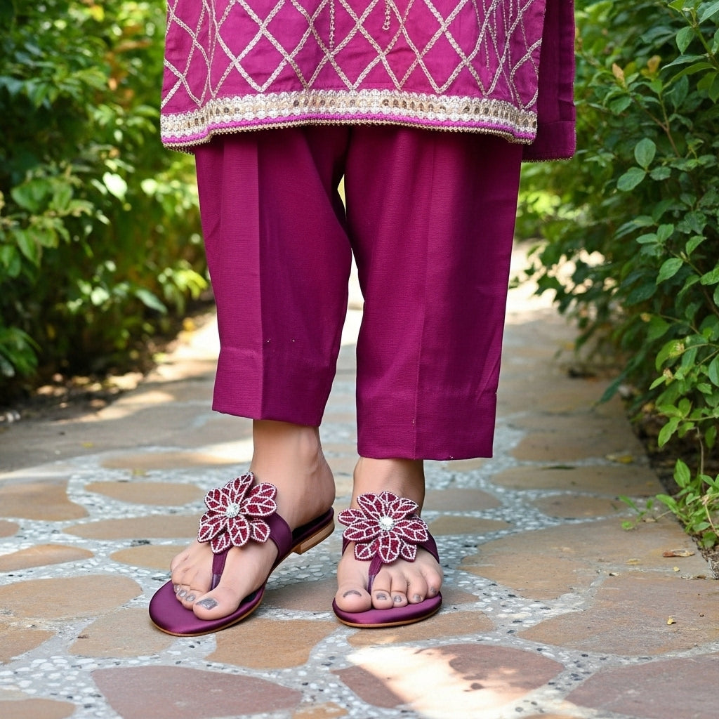 Green Formal Flat - SF015