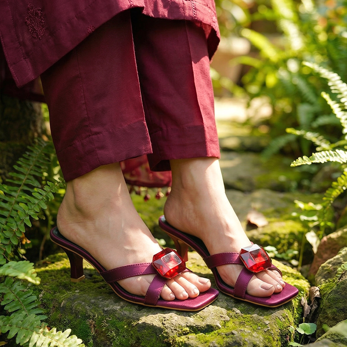 Green Formal Heel - SH018