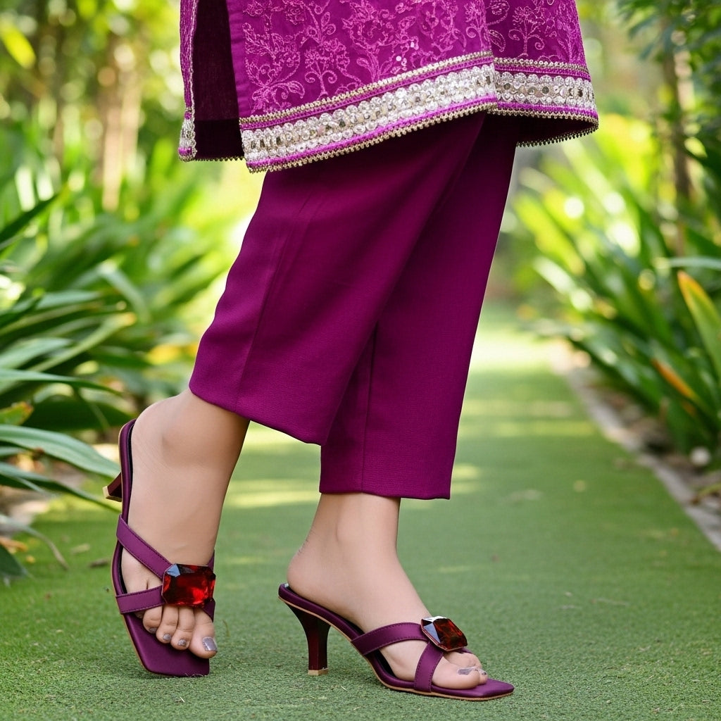 Green Formal Heel - SH018