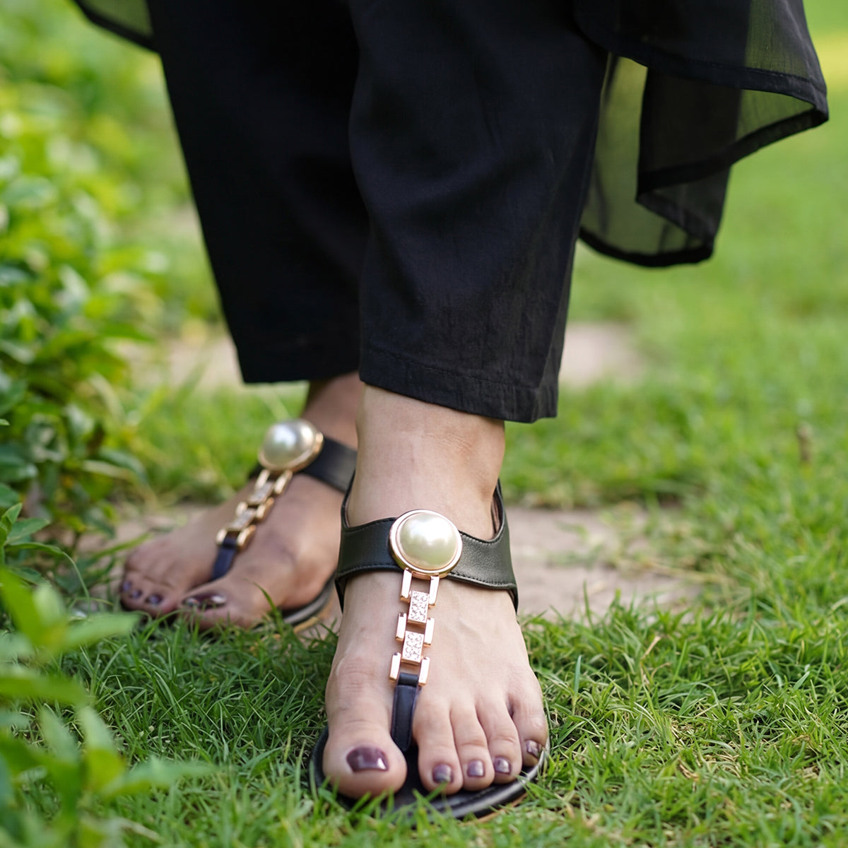 Black Formal Flat - SF019