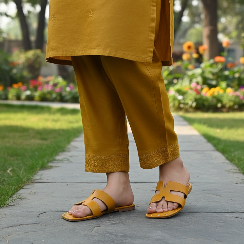 Brown Formal Flat - SF012