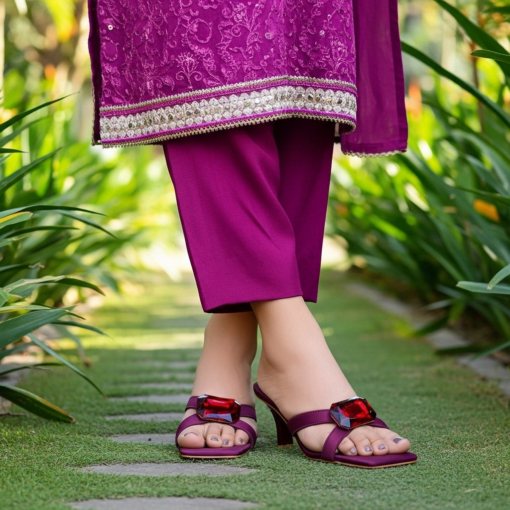 Green Formal Heel - SH018