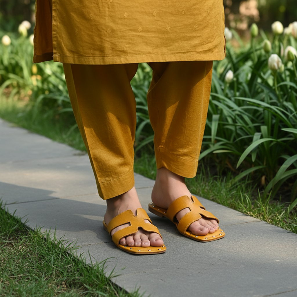 Brown Formal Flat - SF012