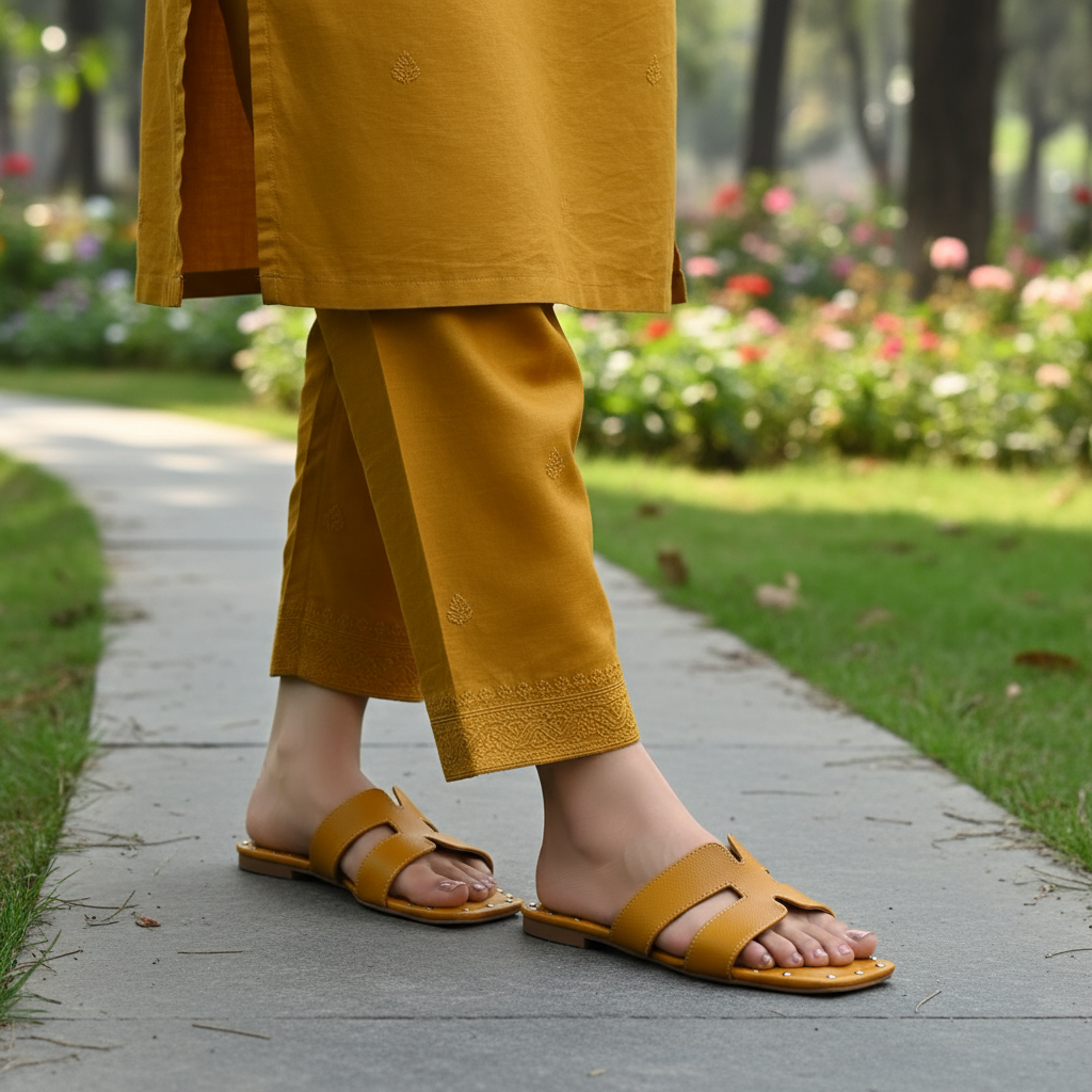 Brown Formal Flat - SF012