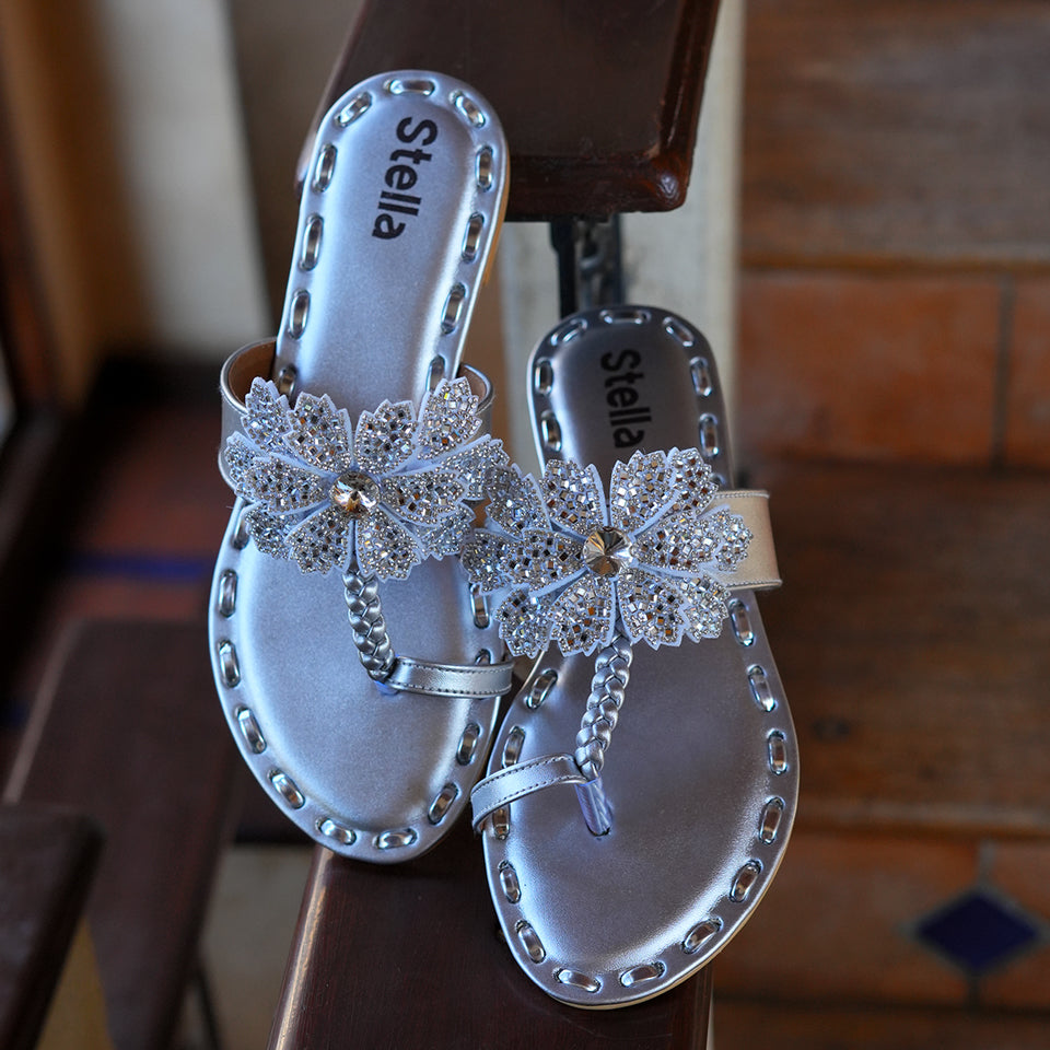 Silver Formal Flat - SF011