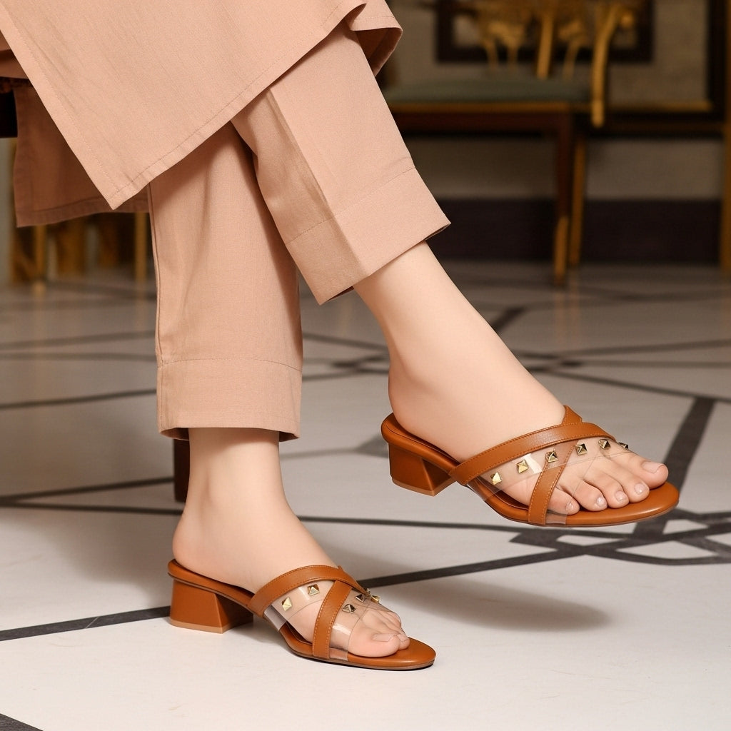 Brown Formal Heel - SH011