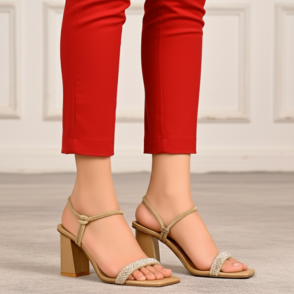 Black Fancy Heel - SH001