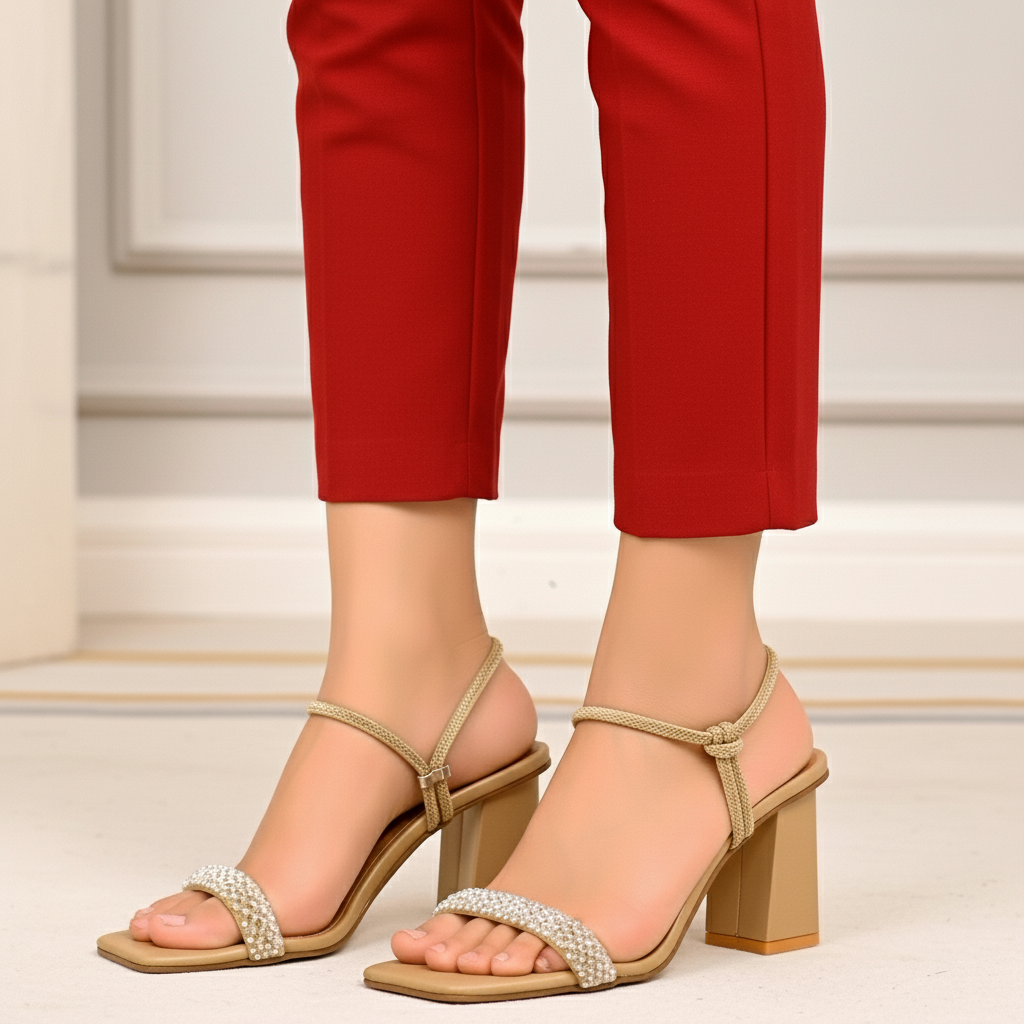 Black Fancy Heel - SH001