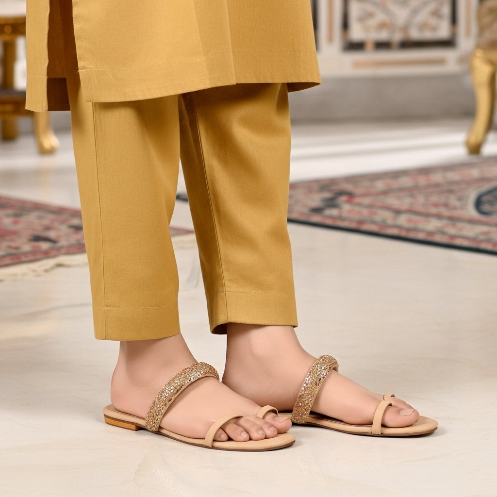 Black Women Formal Flat - SF004