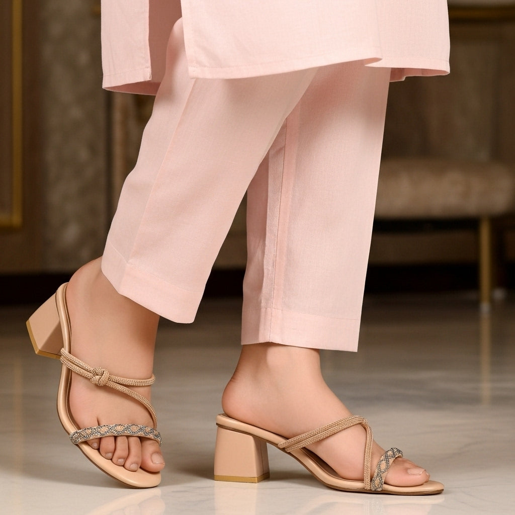 Women Pink Formal Heel - SH014